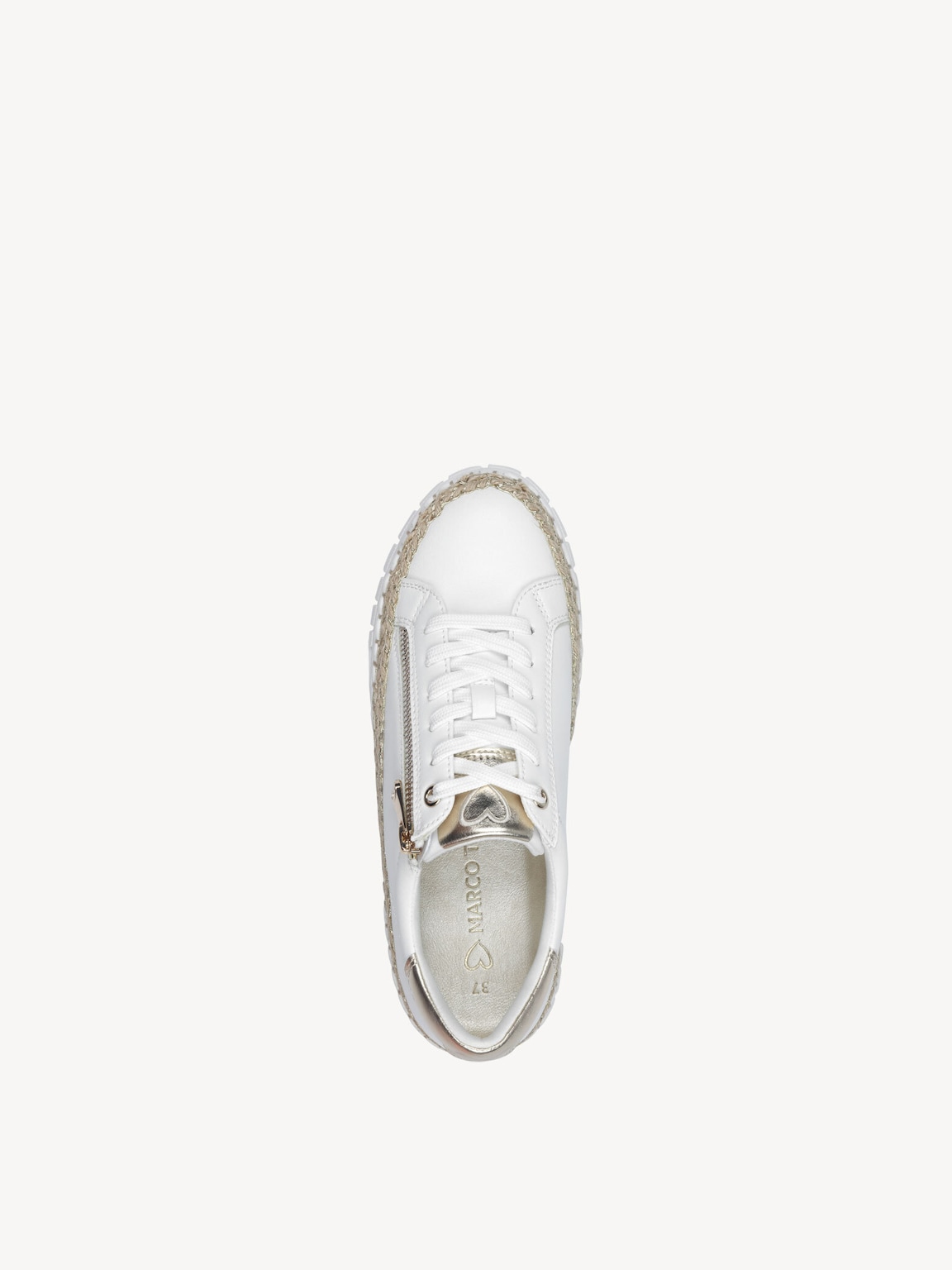 Marco Tozzi, Sneaker - bianco WHITE COMB, immagine 3 di 6