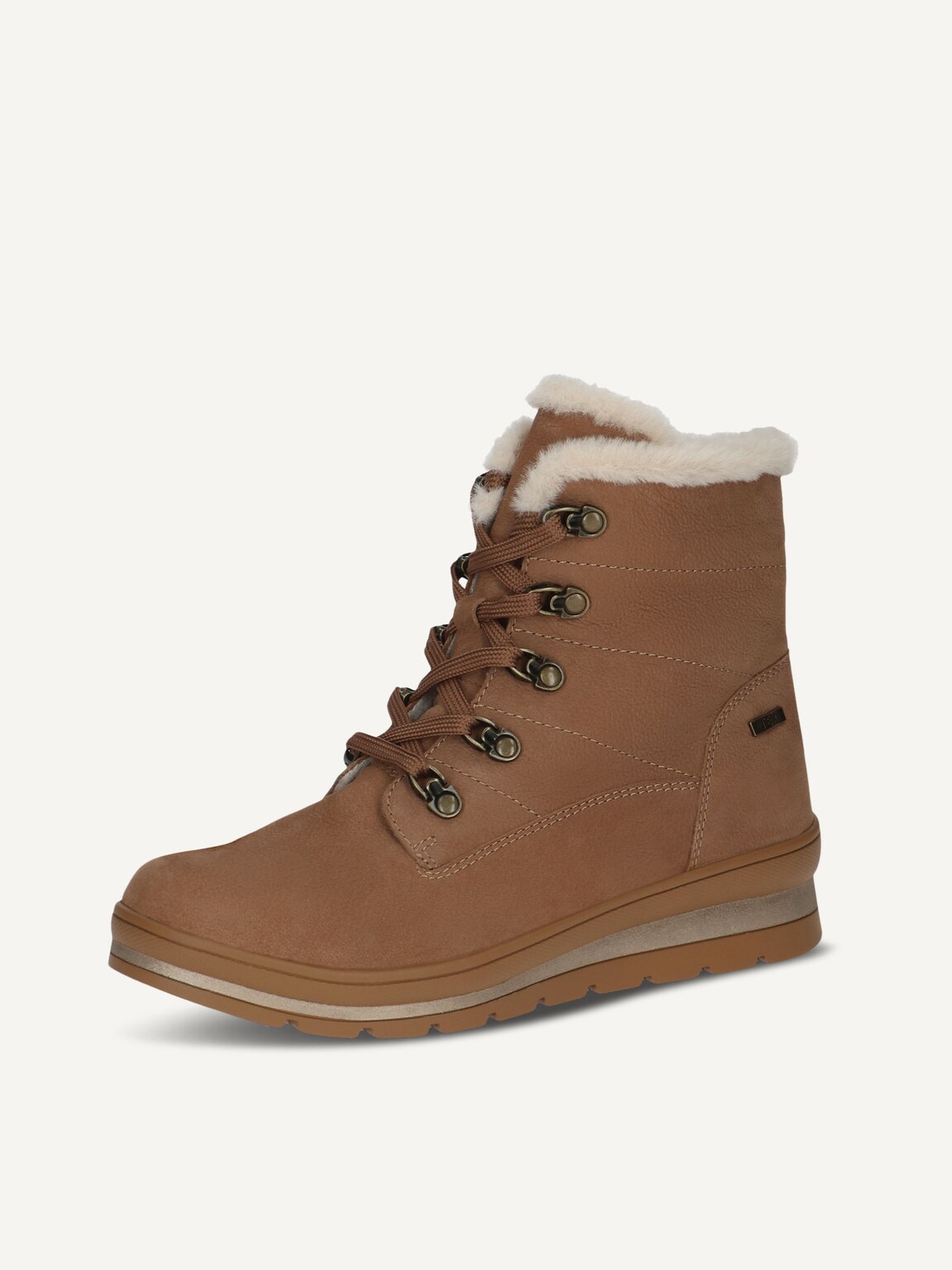 Caprice, Bootie - brown warm lining NUT NUBUC, image 1 of 5