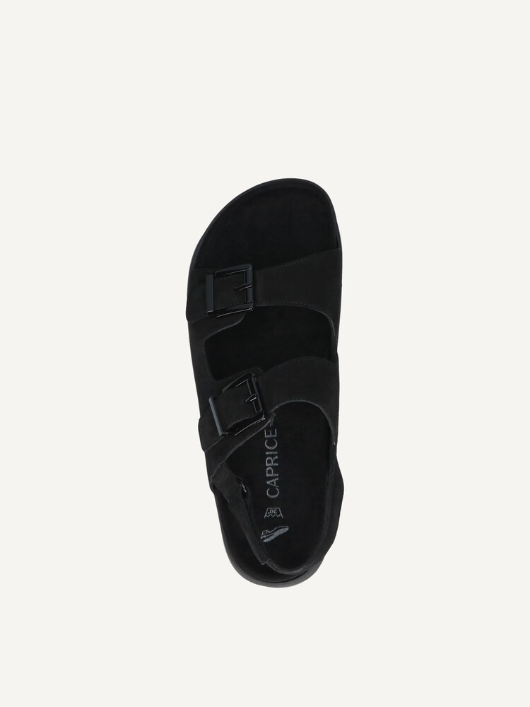 Caprice, Sandale en cuir - noir BLACK SUEDE, image 4 sur 5