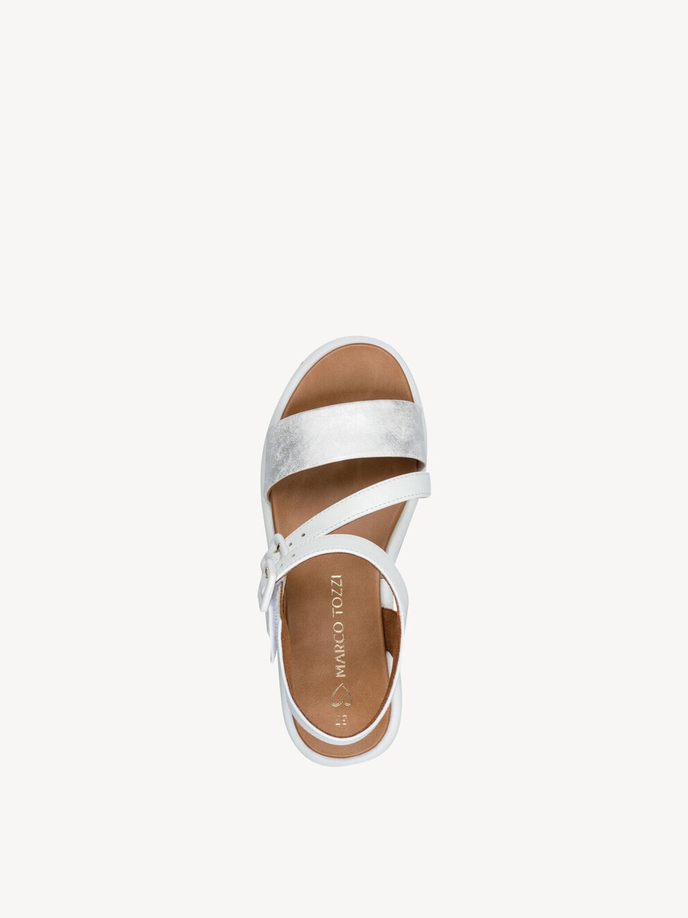 Marco Tozzi, Sandaal - wit WHITE COMB, afbeelding 5 van 6