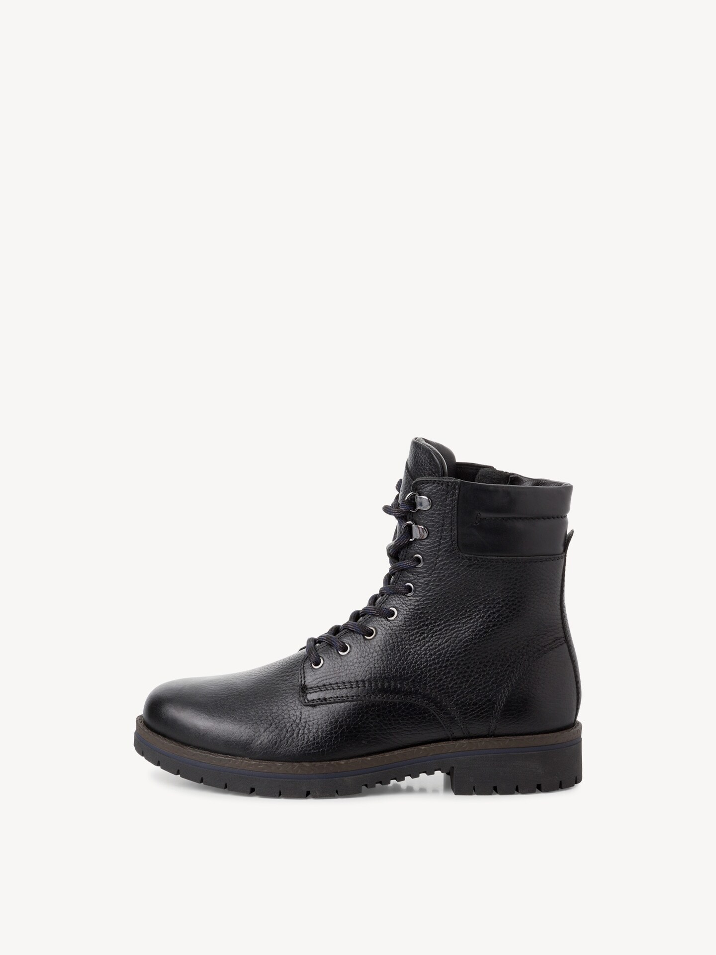 Marco Tozzi, Bottine en cuir - noir doublure chaude BLACK