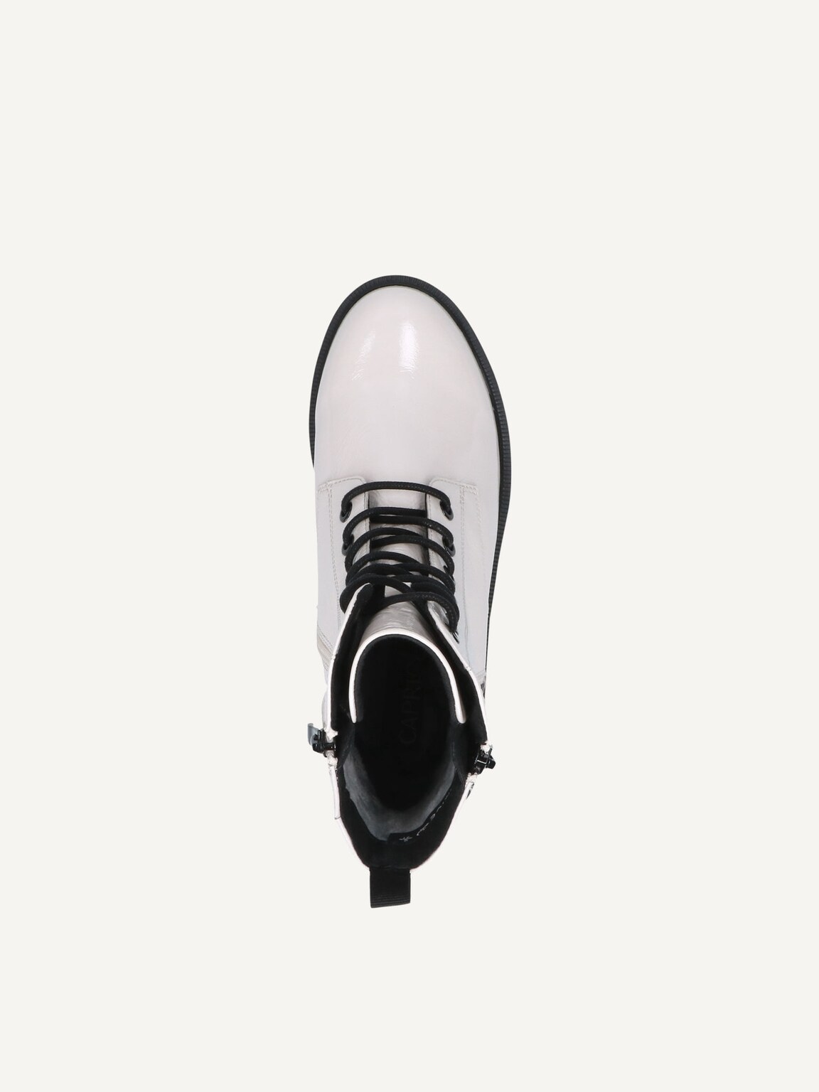 Caprice, Leather Bootie - white WHITE NAPLAK, image 9 of 10