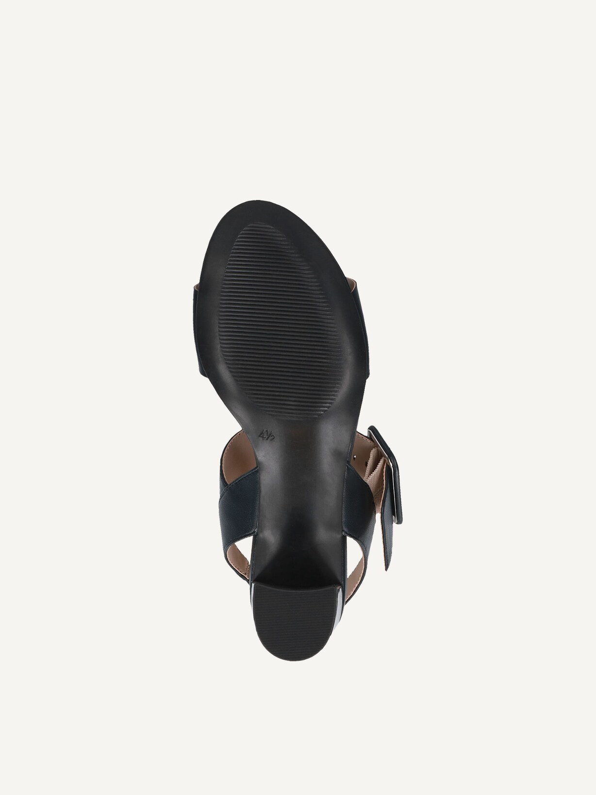 Caprice, Leather Heeled sandal - blue OCEAN NAPPA, image 5 of 5