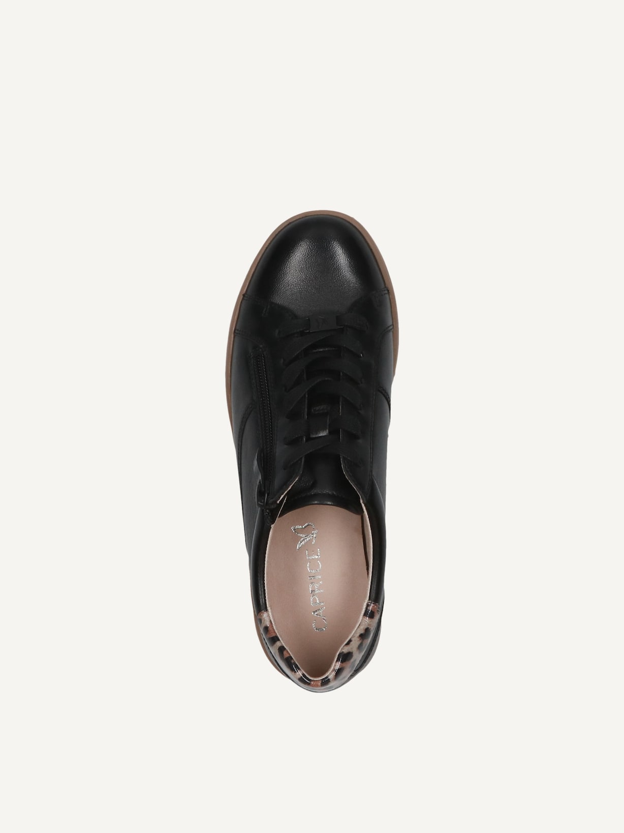 Caprice, Basket en cuir - noir BLACK NAPPA, image 4 sur 5