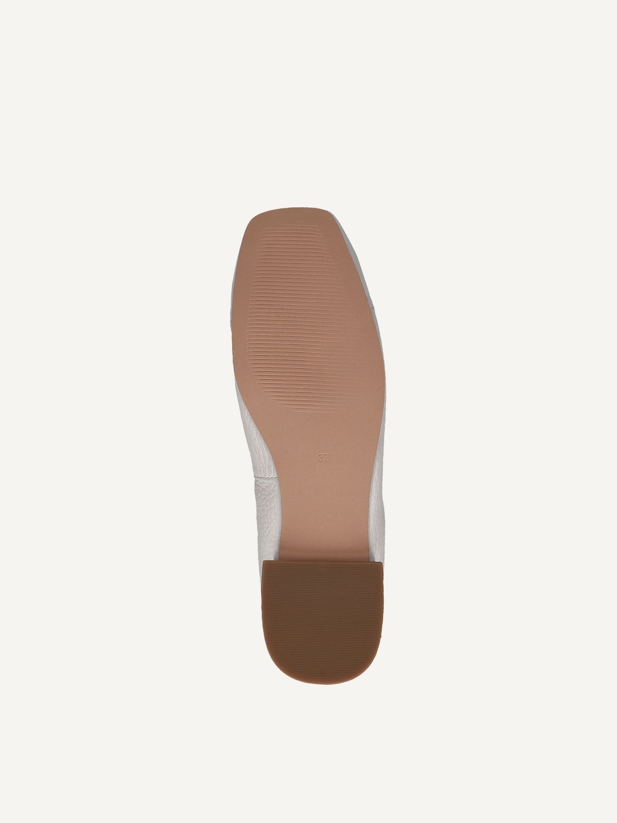 Caprice, Ballerine en cuir - blanc PEARL PERL DEE, image 5 sur 5