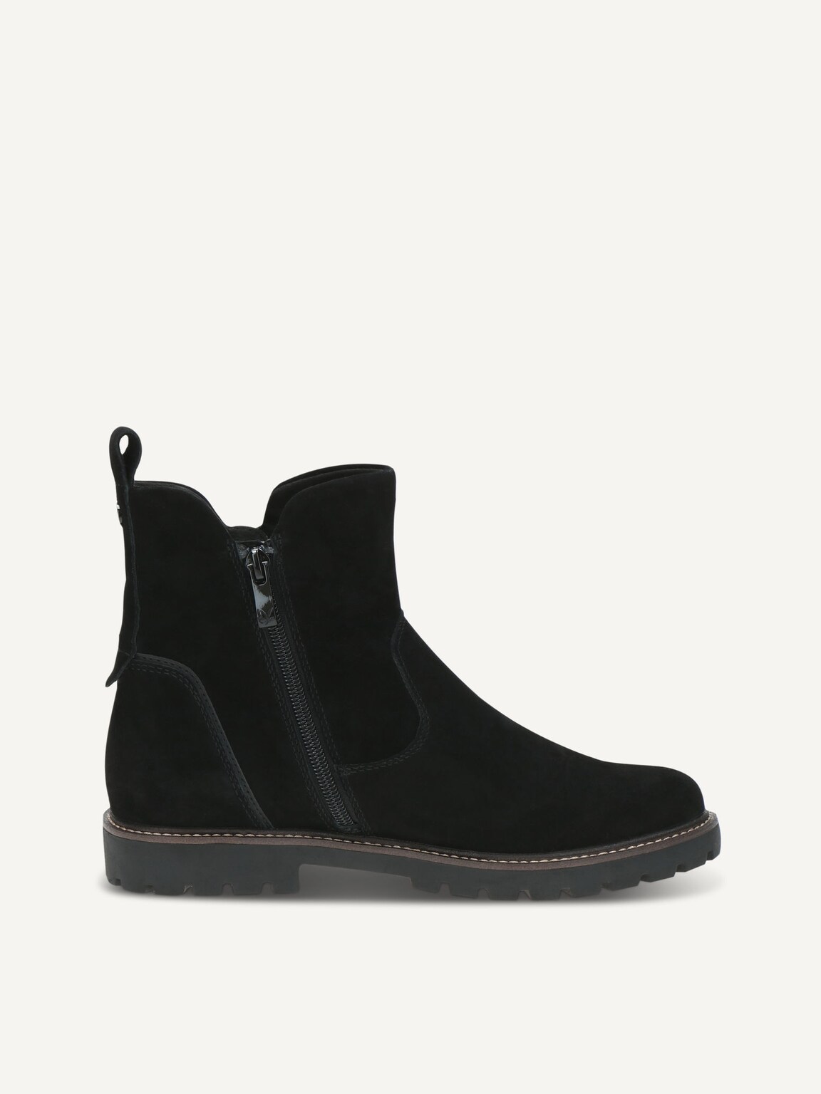 Caprice, Leather Bootie - black BLACK SUEDE, image 3 of 5