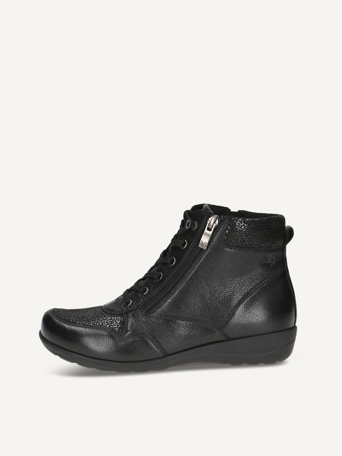 Caprice, Bootie - black warm lining BLACK COMB, image 3 of 6