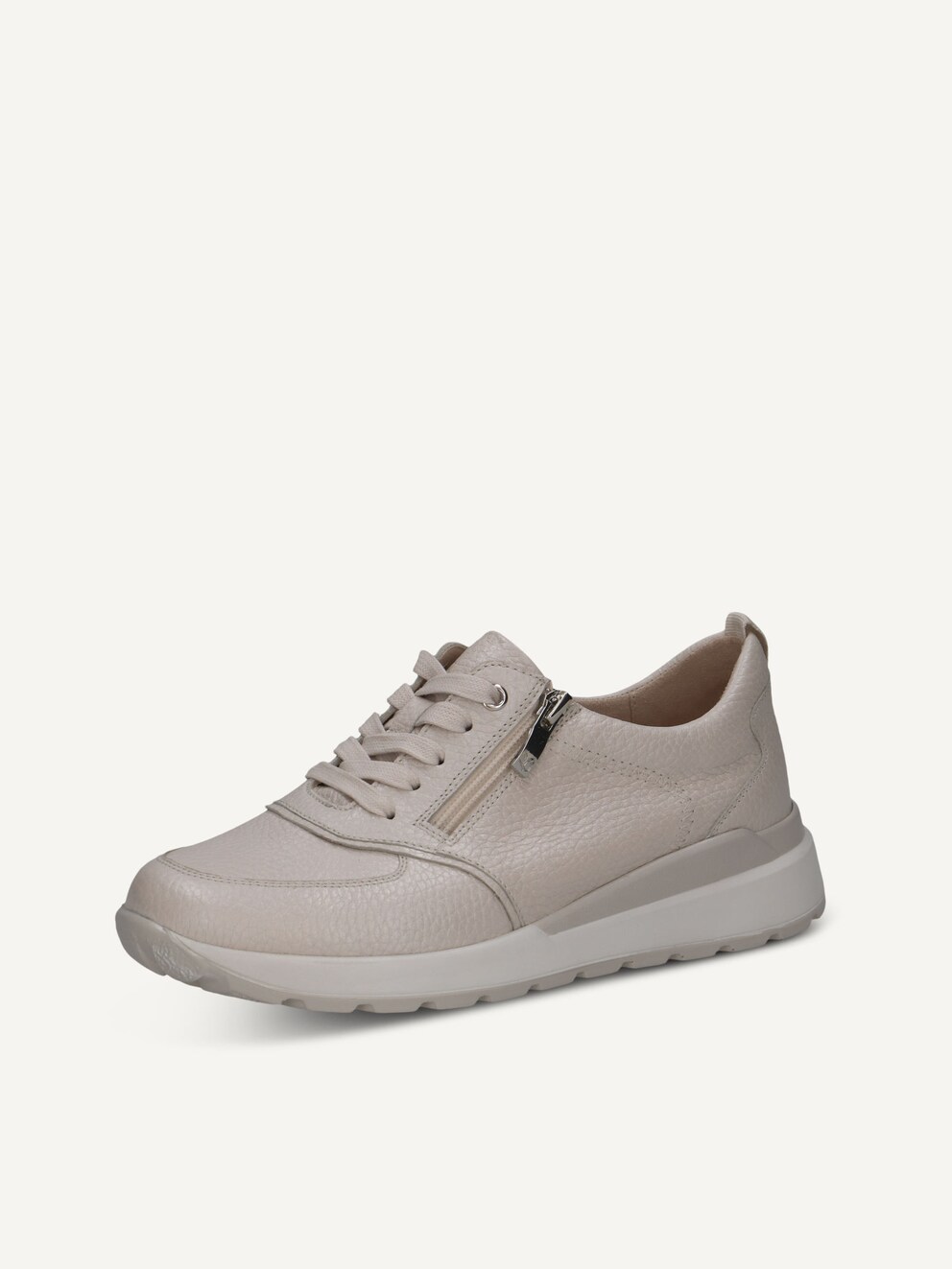Caprice, Leather Sneaker - white PEARL PERL DEE, image 1 of 6