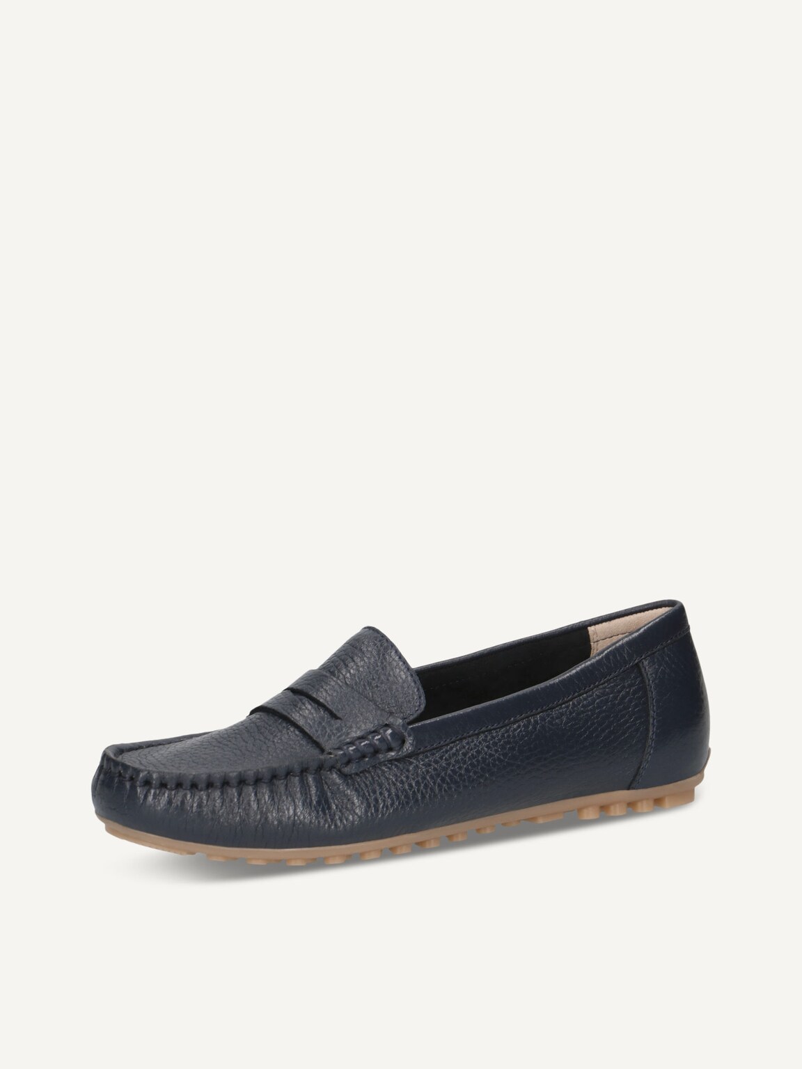 Caprice, Leather Moccasin - blue OCEAN DEER, image 1 of 5
