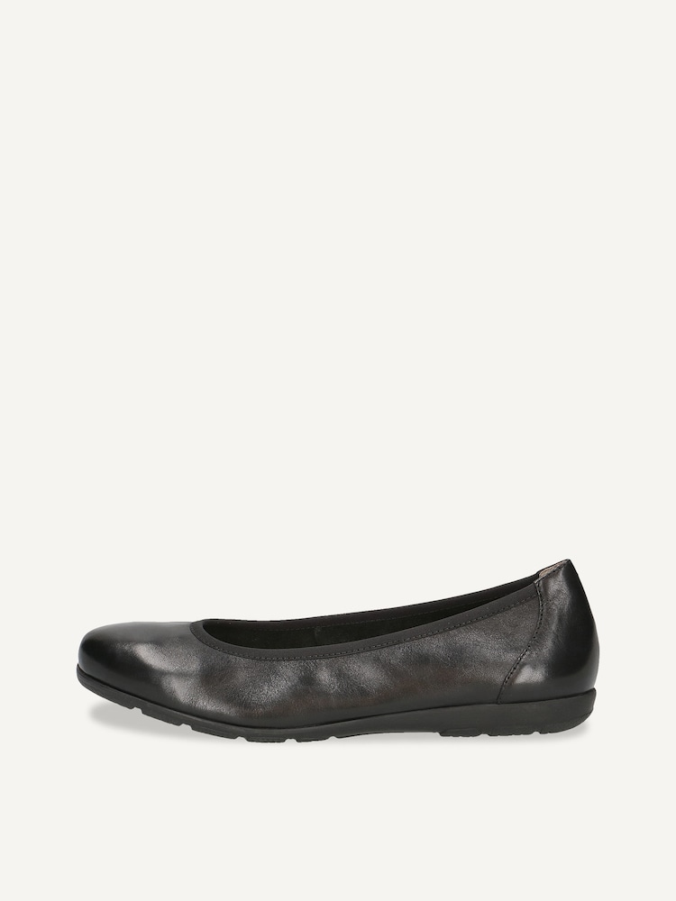 Caprice, Leather Ballerina - black BLACK NAPPA, image 4 of 7