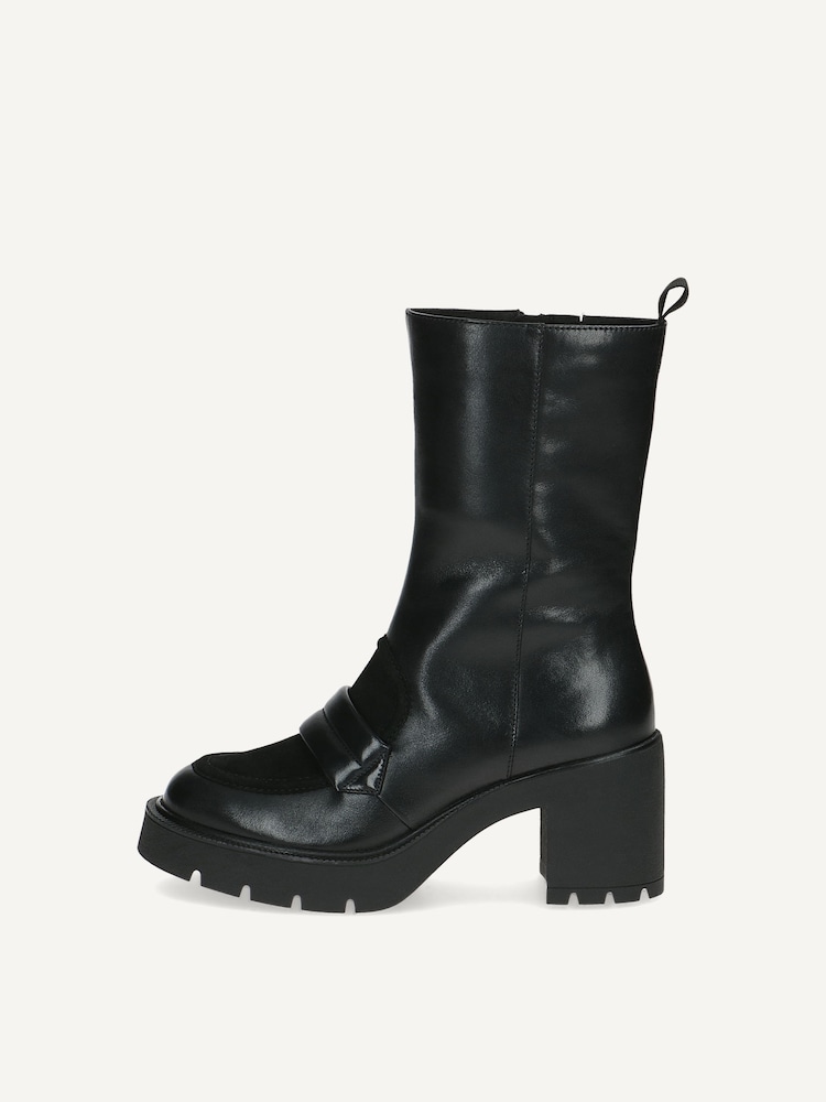 Caprice, Leather Bootie - black BLACK COMB I, image 3 of 6