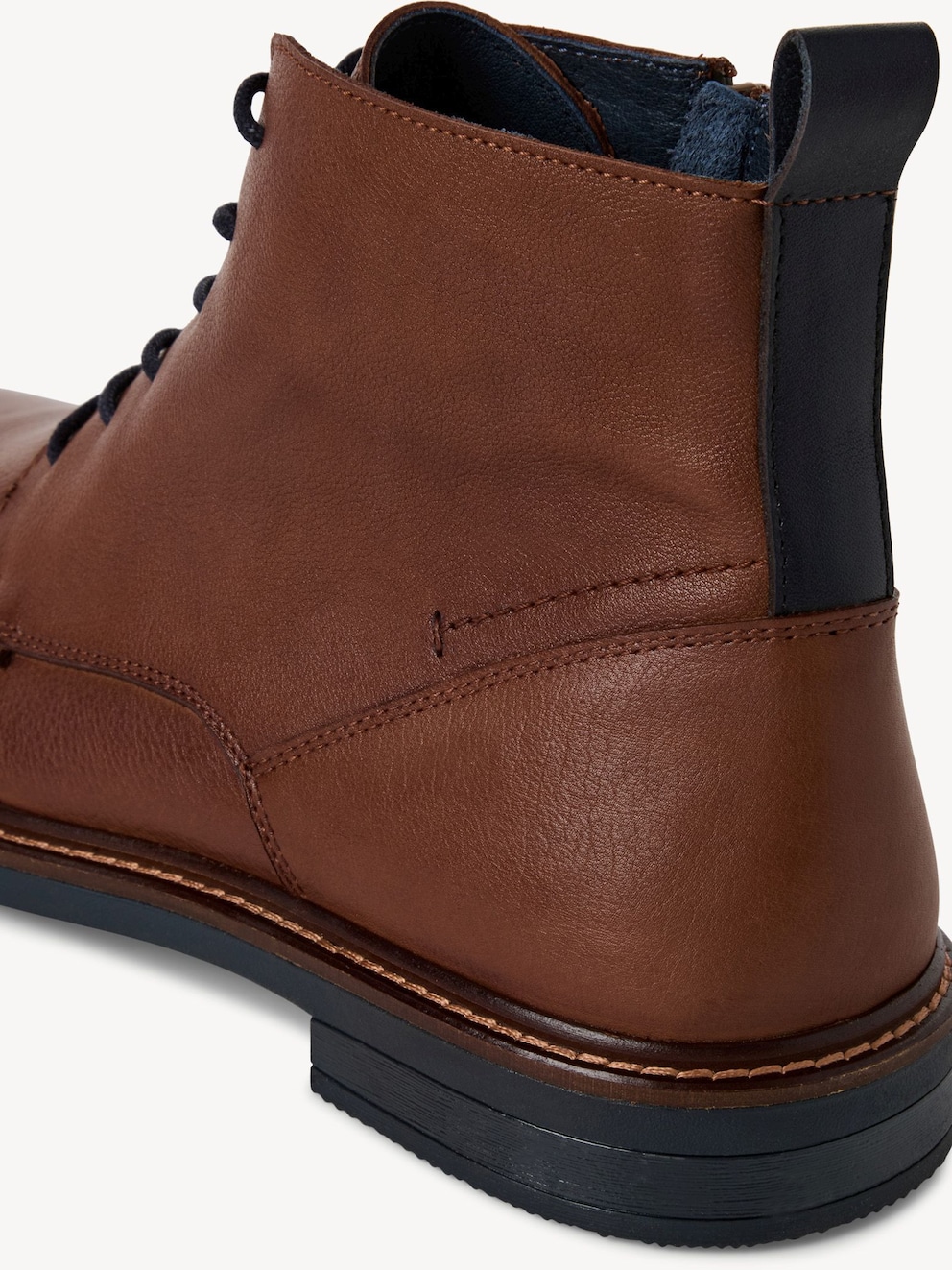 Marco Tozzi, Leren Enkellaarsje - bruin COGNAC COMB, afbeelding 4 van 6