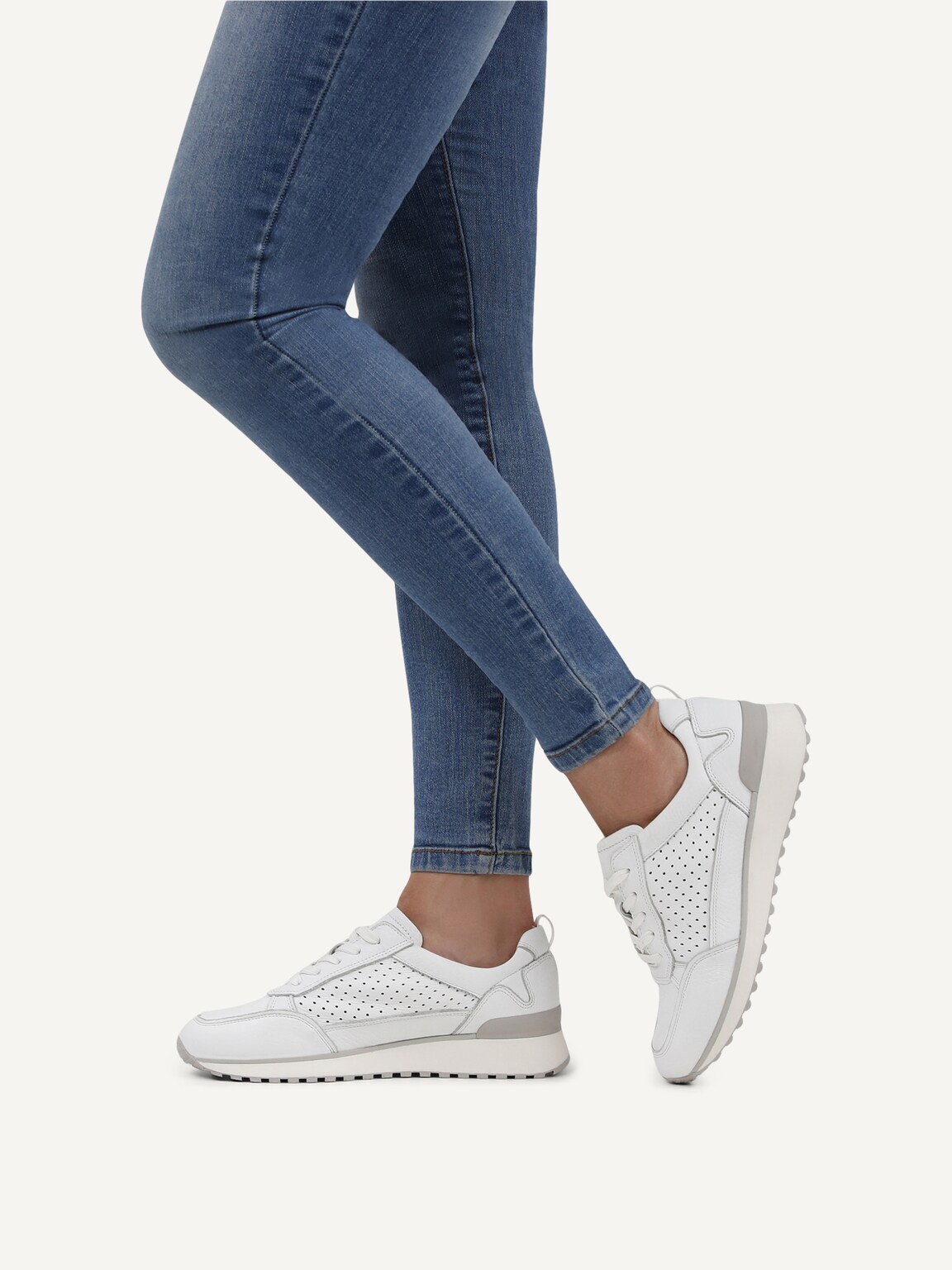 Caprice, Leather Sneaker - white WHITE DEER, image 3 of 7