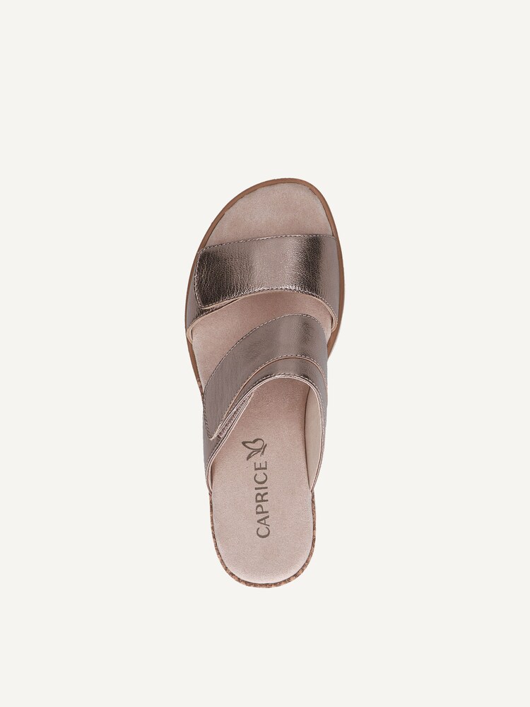 Caprice, Leather Mule - brown TAUPE METALLIC, image 6 of 7