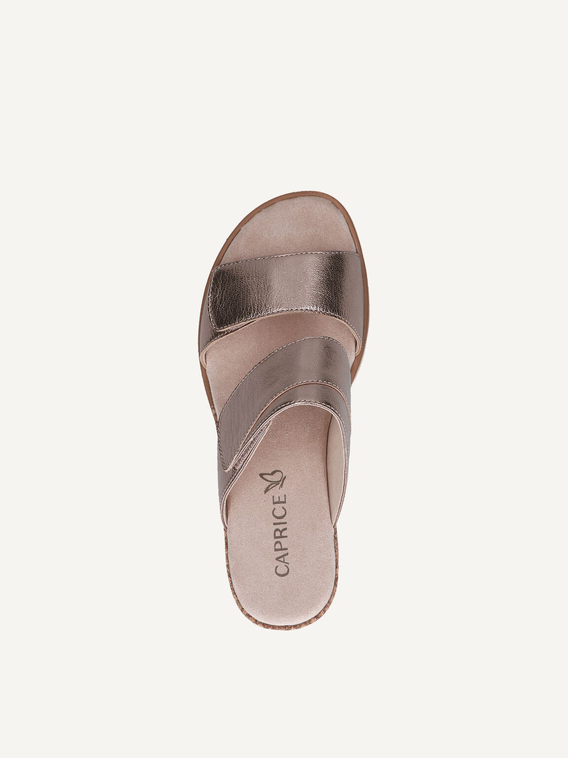Caprice, Leather Mule - brown TAUPE METALLIC, image 6 of 7
