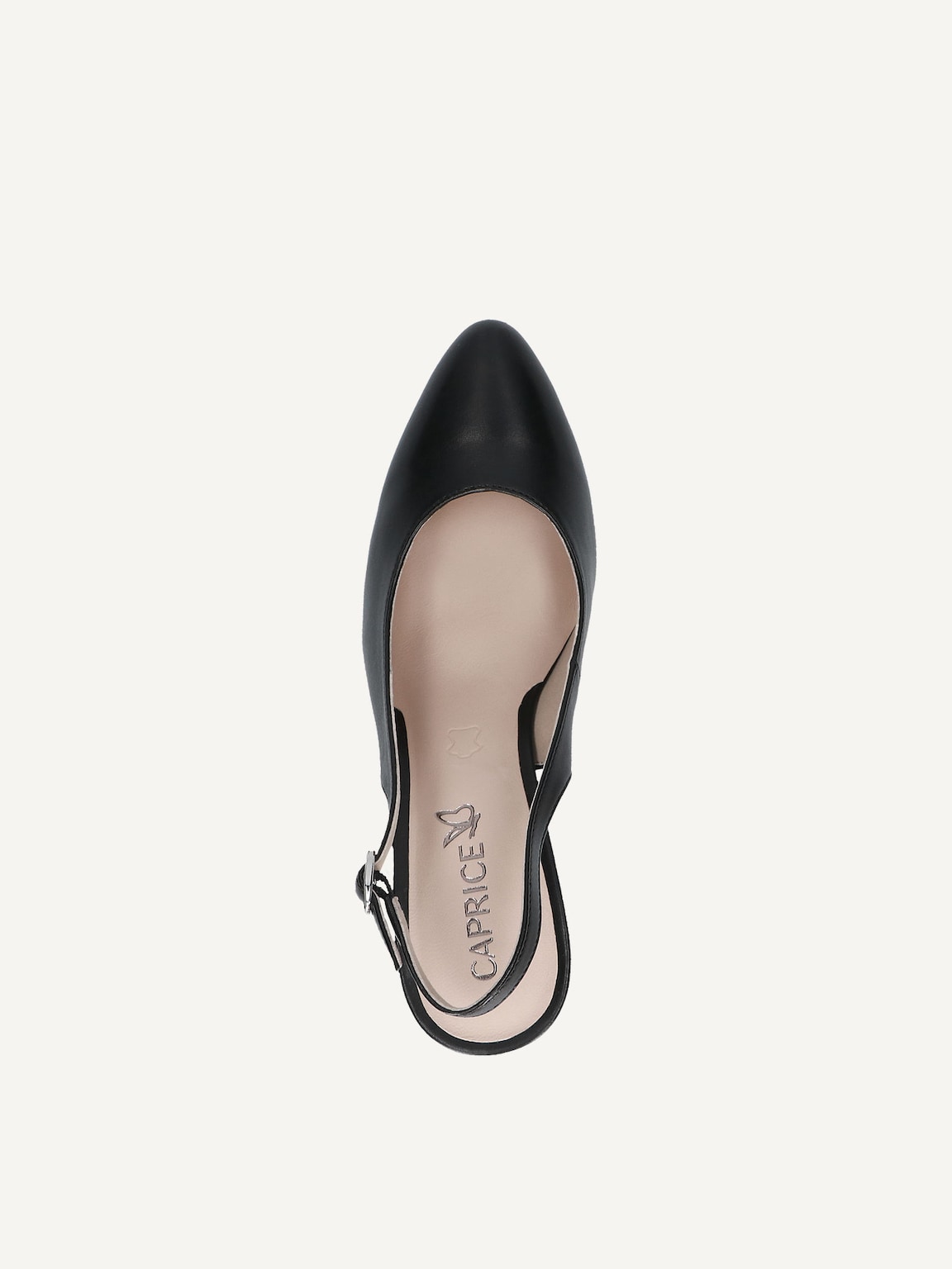 Caprice, Leather sling pumps - black BLACK NAPPA, image 5 of 5