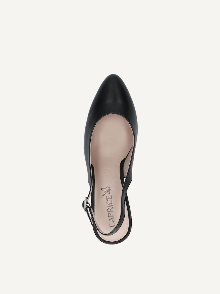 Caprice, Escarpin en cuir - noir BLACK NAPPA, image 4 sur 5