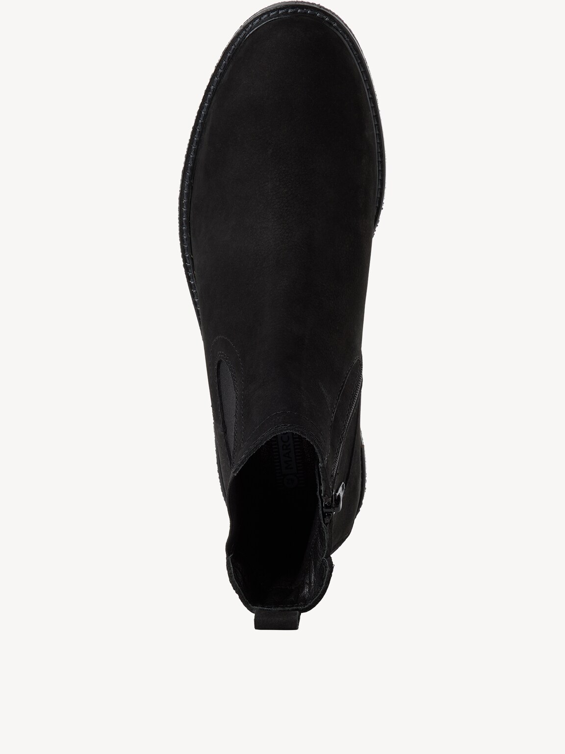 Marco Tozzi, Bottine Chelsea en cuir - noir BLACK, image 3 sur 6