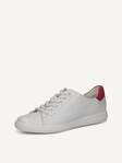 Not selected, Caprice, Leather Sneaker - white WHITE/PINK