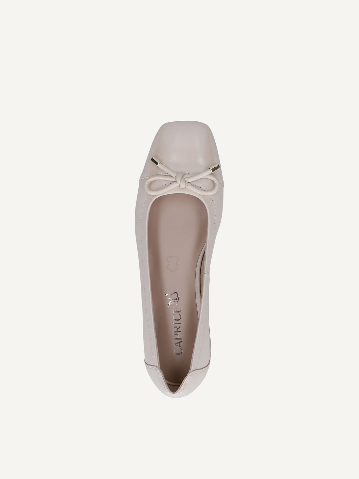 Caprice, Leather Ballerina - beige CREAM PEARL CO, image 5 of 5