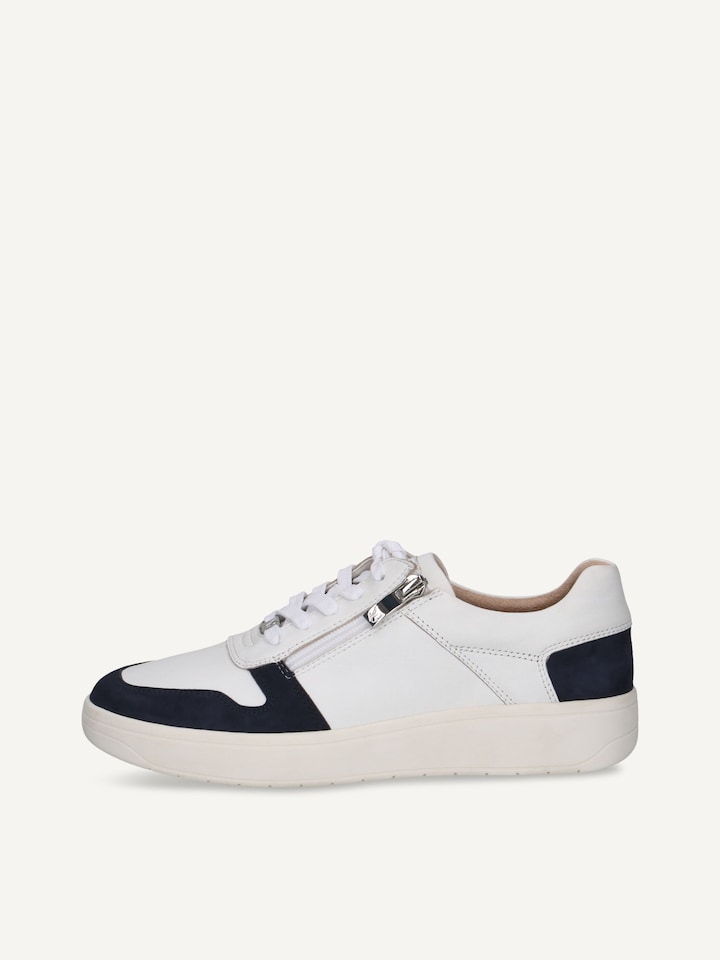Caprice, Basket en cuir - offwhite WHITE COMB