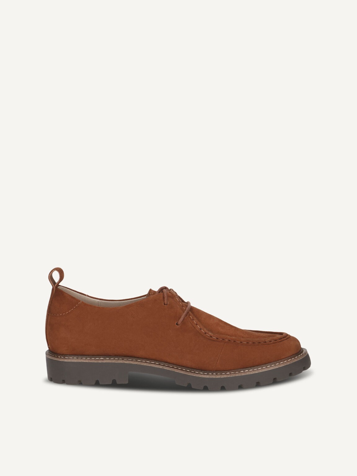 Caprice, Leather Low shoes - brown COGNAC SUEDE, image 4 of 6
