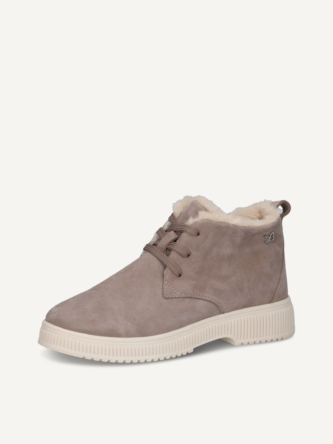 Caprice, Leather Bootie - brown warm lining TAUPE SUEDE, image 1 of 5