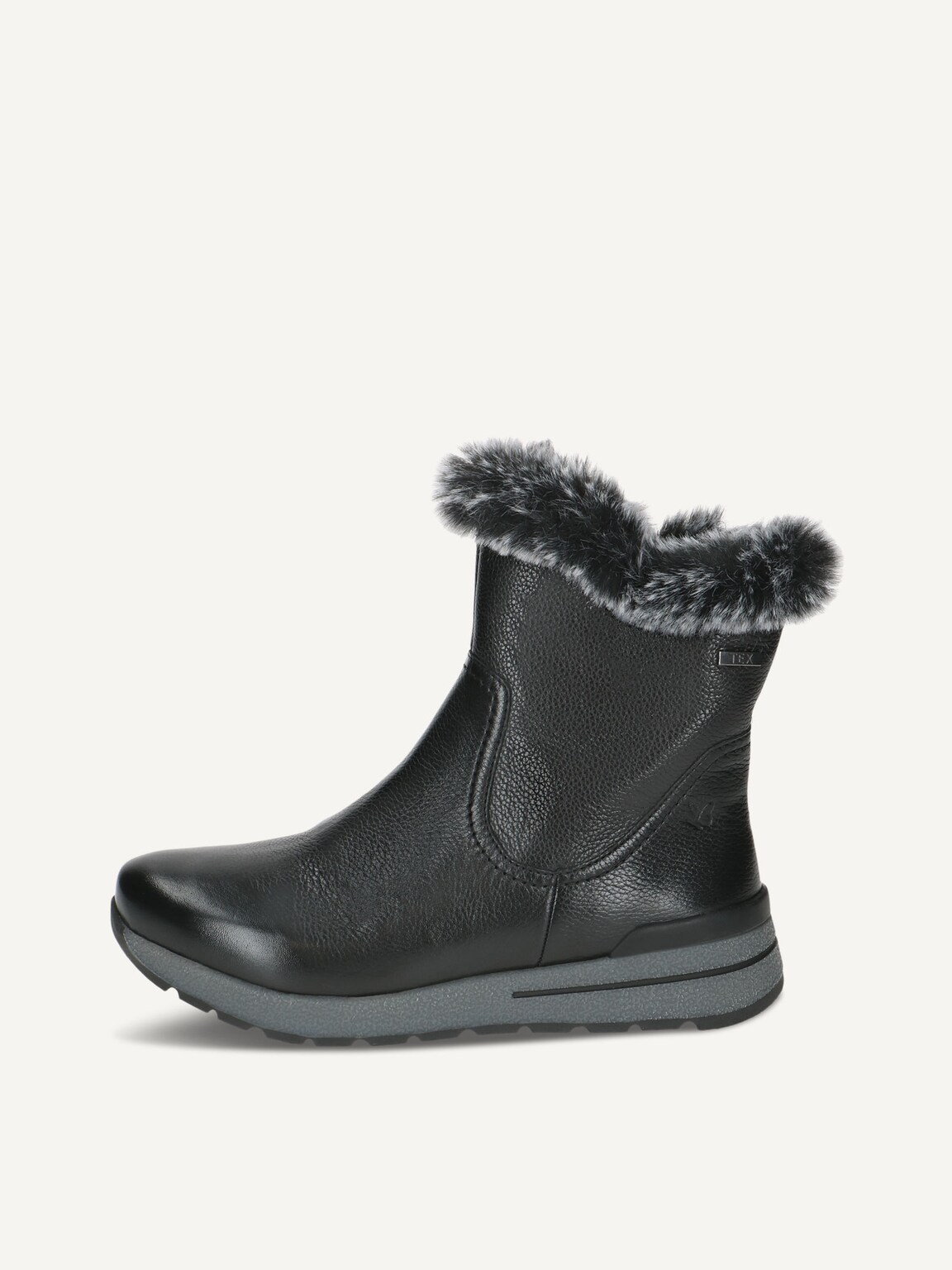 Caprice, Bootie - black warm lining BLACK NAPPA, image 2 of 5