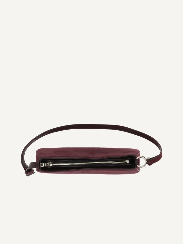 Caprice, Handbag - red BORDEAUX SUEDE, image 5 of 5