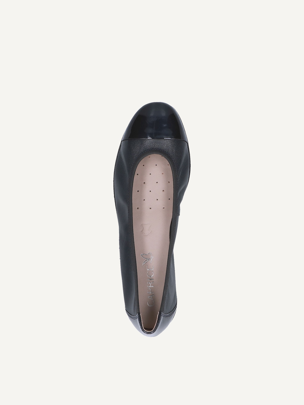 Caprice, Ballerine en cuir - bleu OCEAN COMB, image 4 sur 5