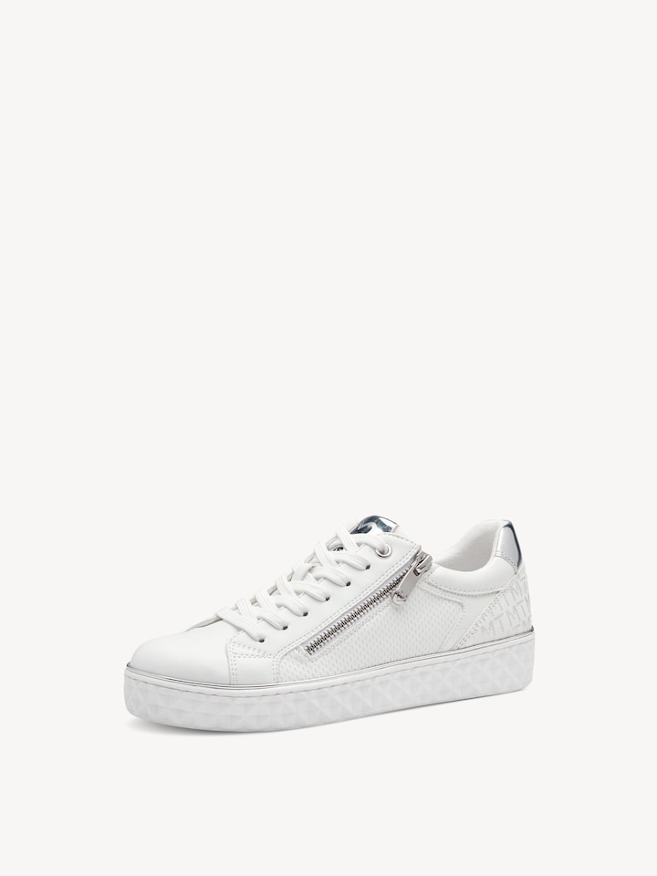 Marco Tozzi, Sneaker - weiß WHITE/SILVER
