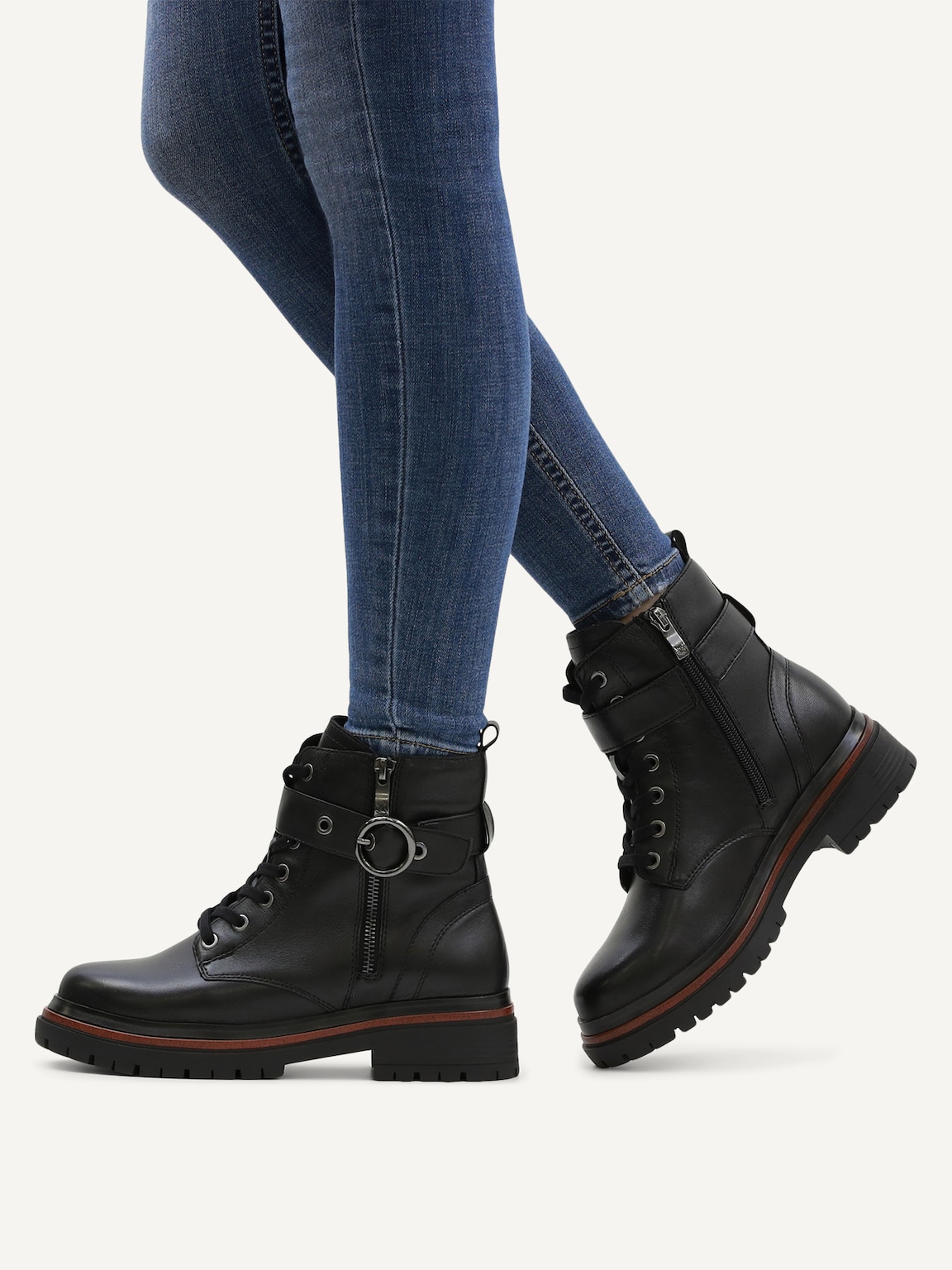 Caprice, Leather Bootie - black BLACK NAPPA, image 2 of 6