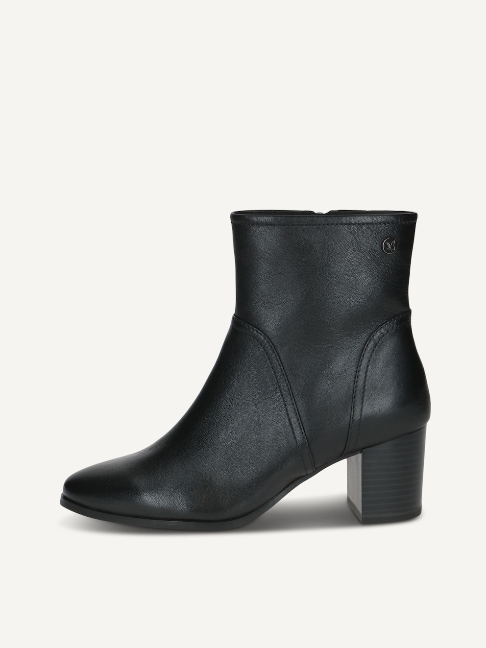 Caprice, Bottine en cuir - noir BLACK NAPPA, image 1 sur 5