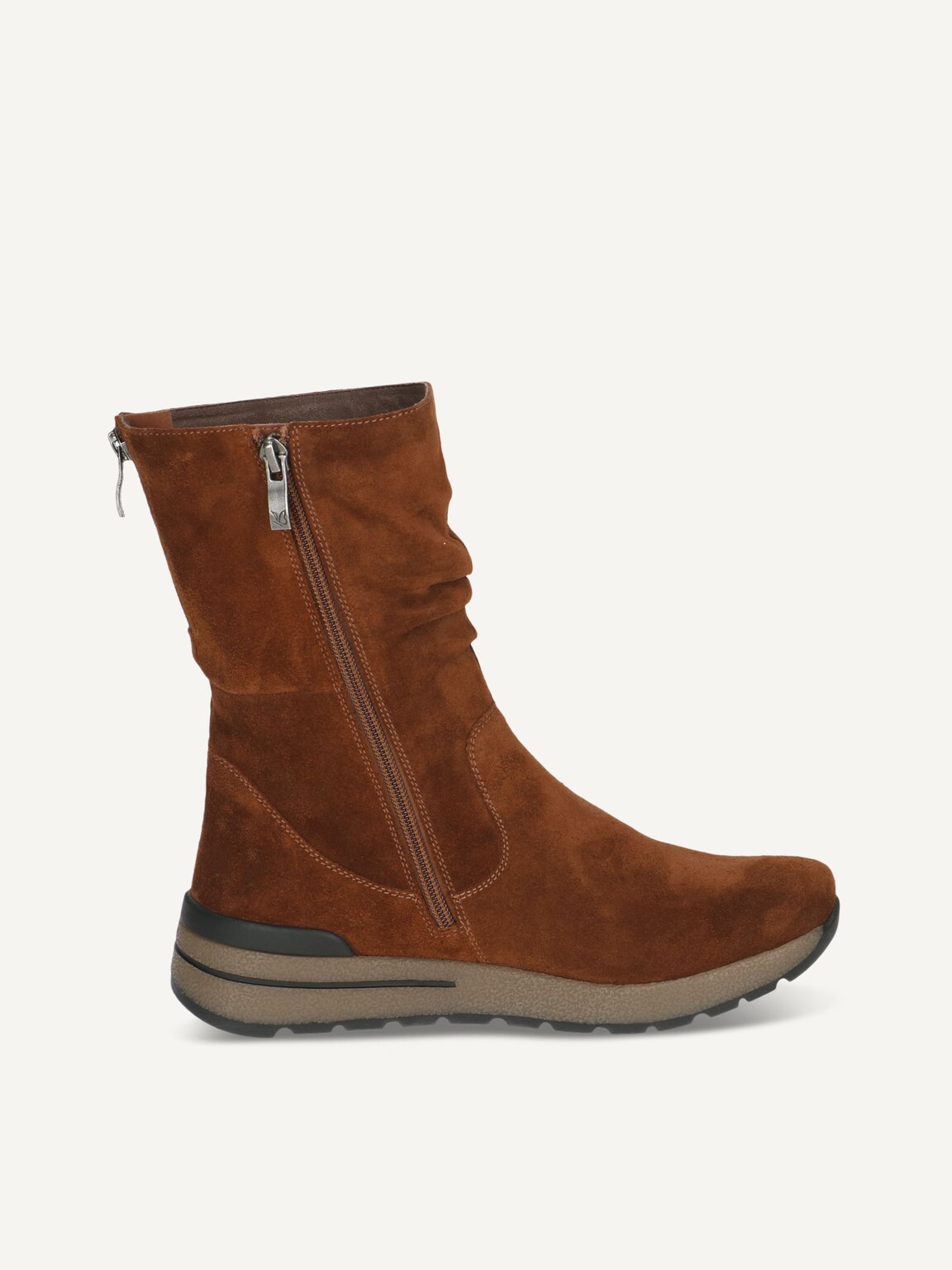 Caprice, Leather Bootie - brown NUT SUEDE, image 3 of 5