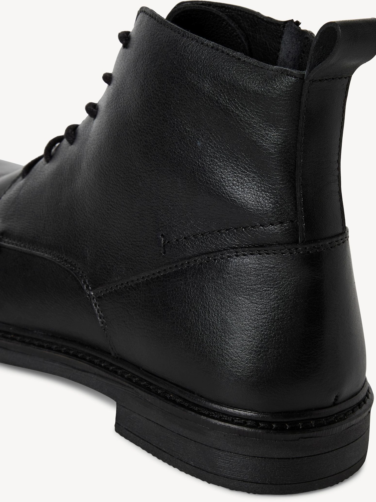 Marco Tozzi, Leren Enkellaarsje - zwart BLACK, afbeelding 4 van 6