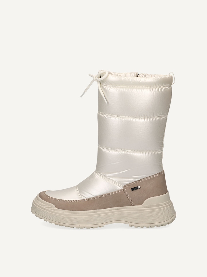 Caprice, Bottine - blanc doublure chaude PEARL COMB