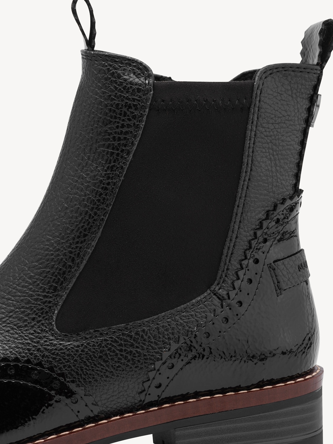 Marco Tozzi, Chelsea Boot - schwarz BLACK PAT.COMB, Bild 6 von 7