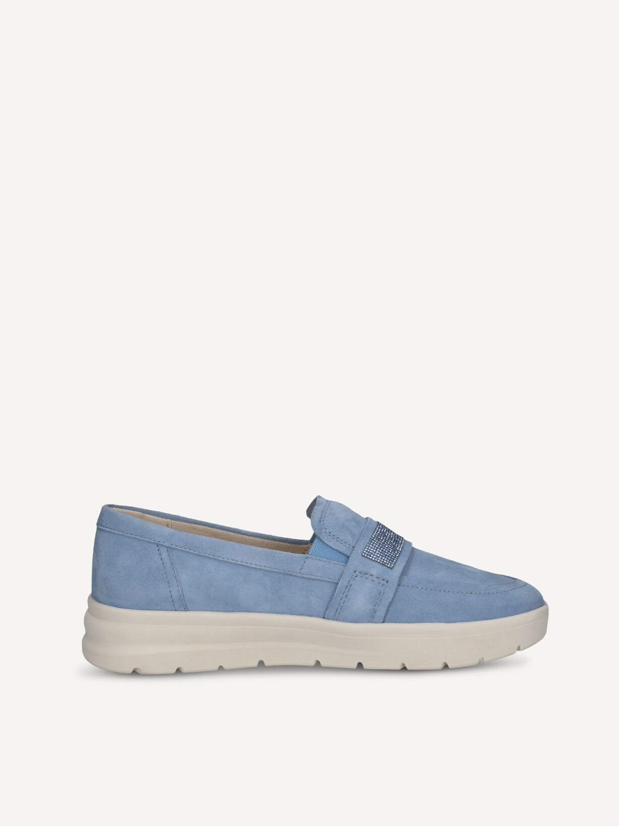 Caprice, Slipper en cuir - bleu BLUE SUEDE, image 4 sur 6