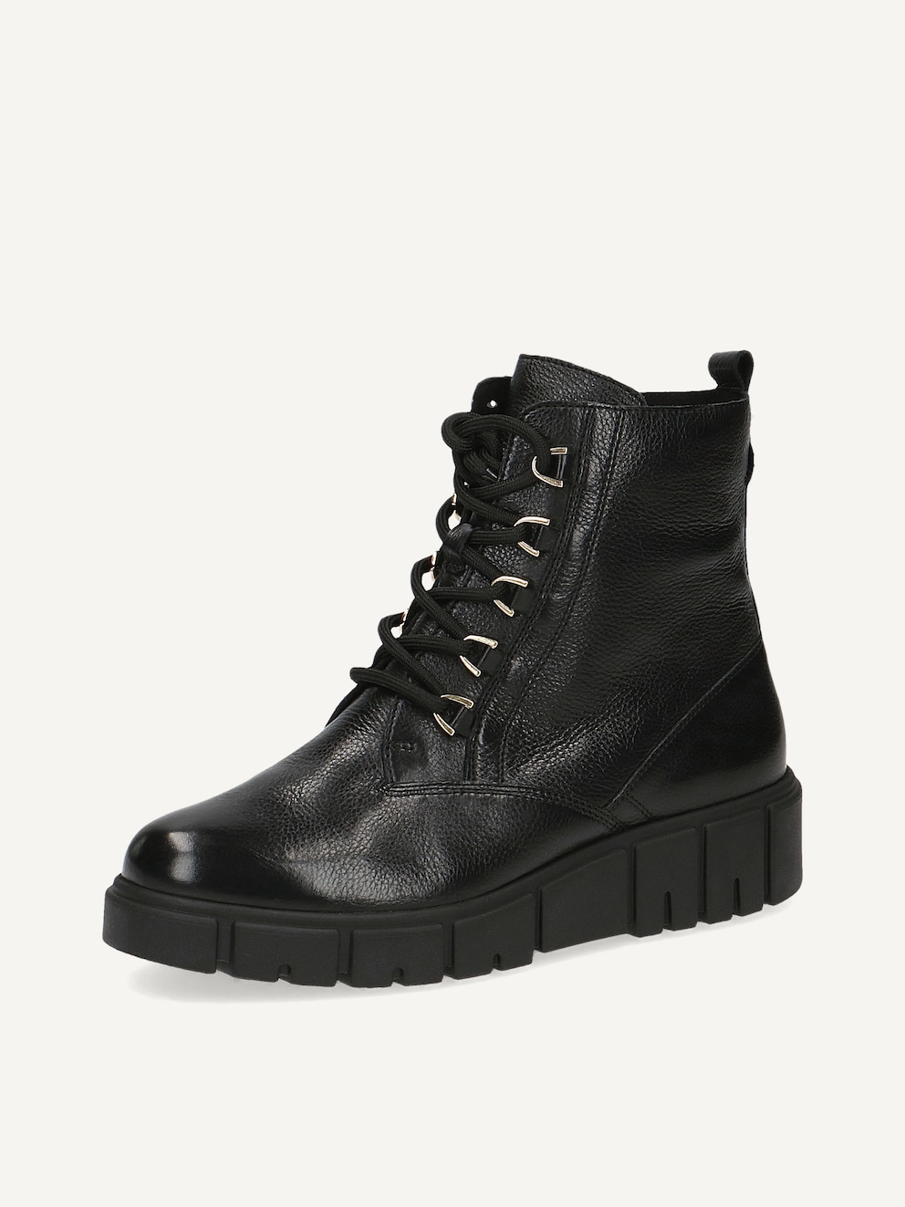 Caprice, Bottine en cuir - noir doublure chaude BLACK NAPPA, image 2 sur 5