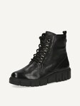 Selected, Caprice, Leather Bootie - black warm lining BLACK NAPPA