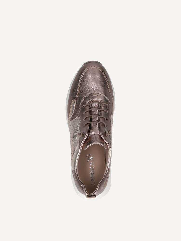 Caprice, Basket en cuir - marron TAUPE MET.COMB, image 4 sur 5