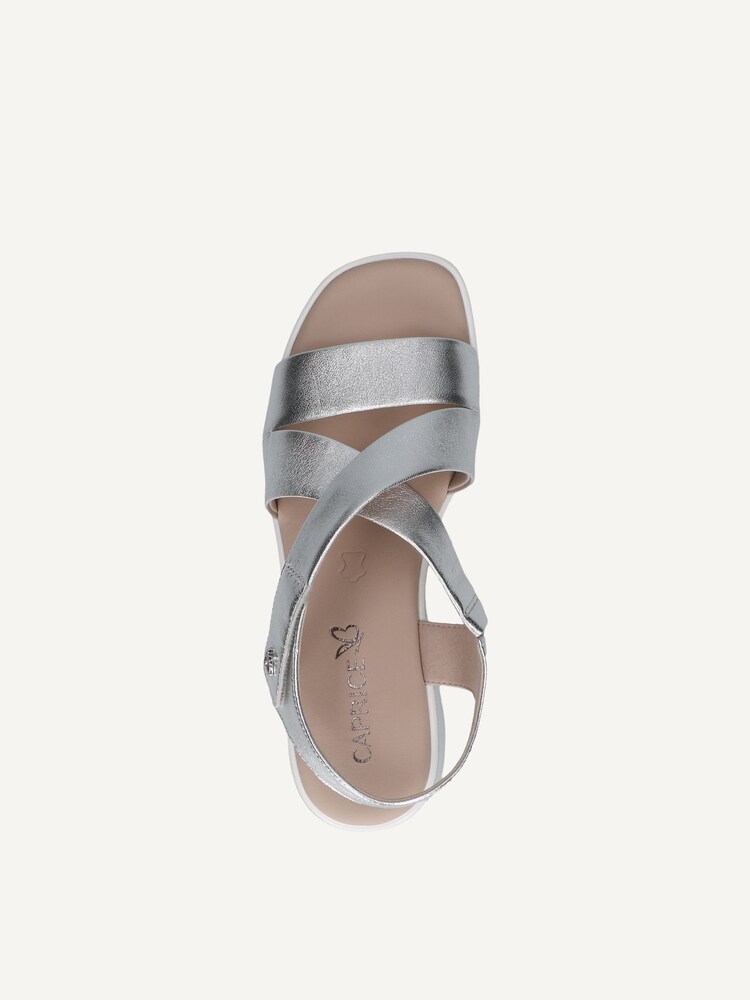 Caprice, Sandale en cuir - argent SILVER METAL., image 5 sur 6