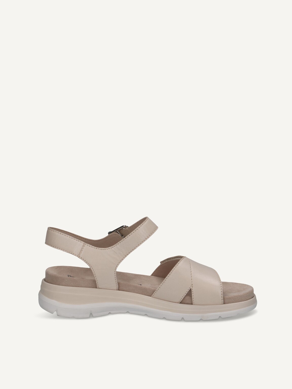 Caprice, Leather Sandal - beige CREAM PERLATO, image 3 of 5