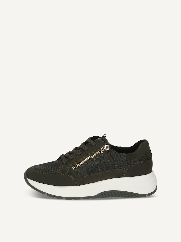 Caprice, Basket en cuir - khaki KHAKI COMB