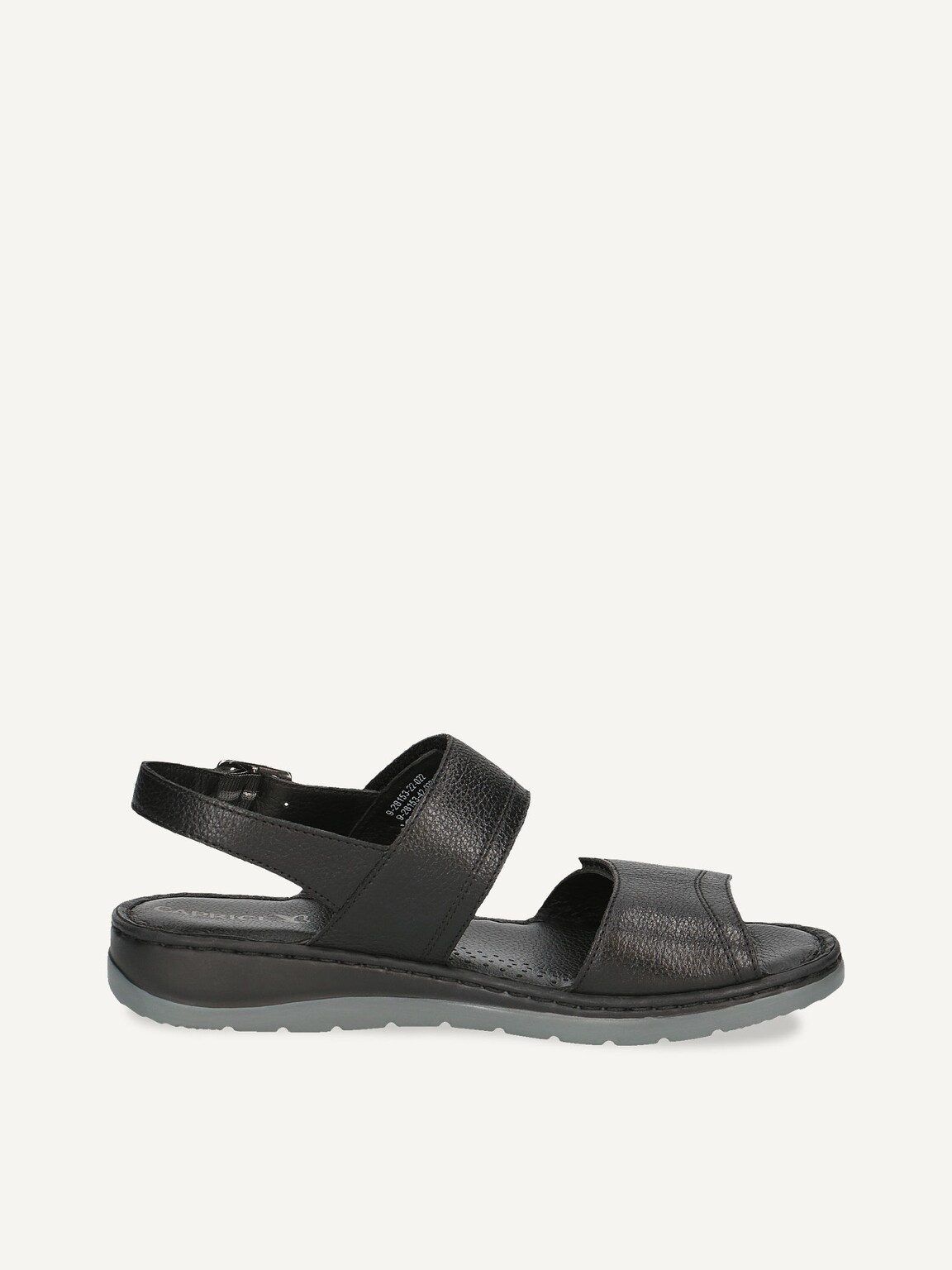 Caprice, Leather Heeled sandal - black BLACK NAPPA, image 4 of 6