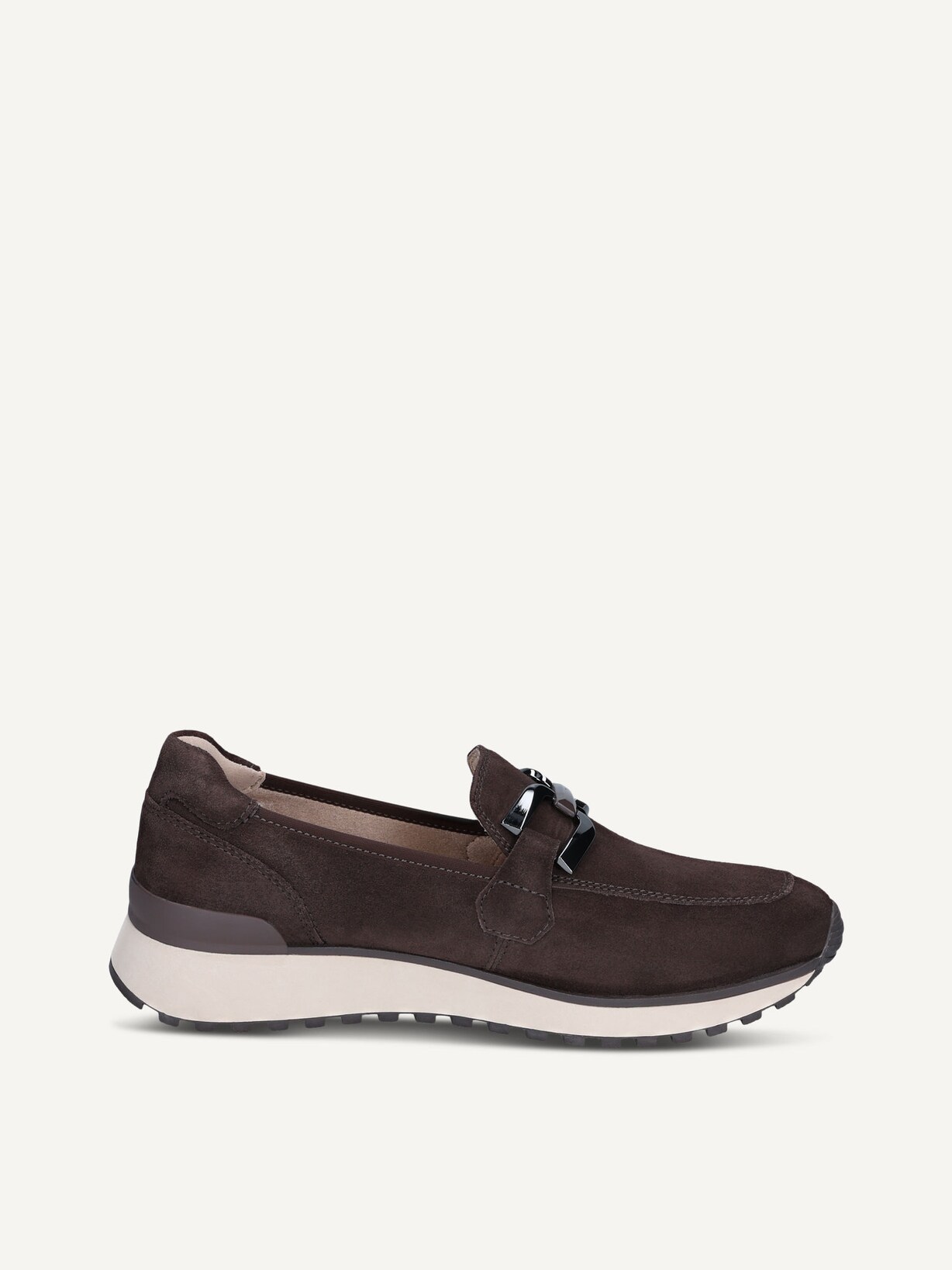 Caprice, Leather Slipper - brown DK BROWN SUEDE, image 3 of 5