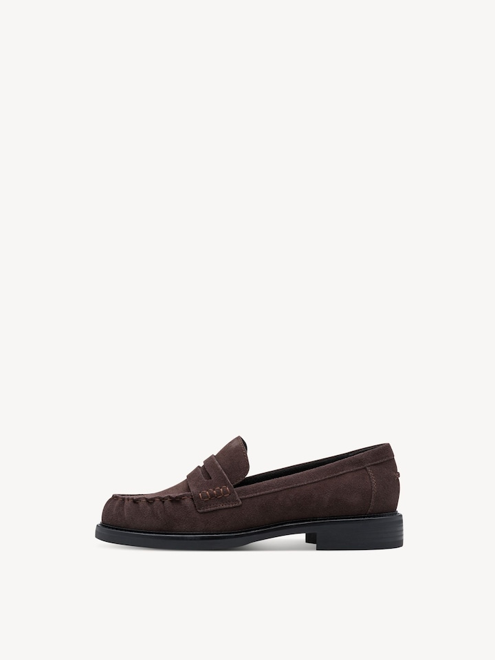 Marco Tozzi, Lederslipper - braun MOCCA