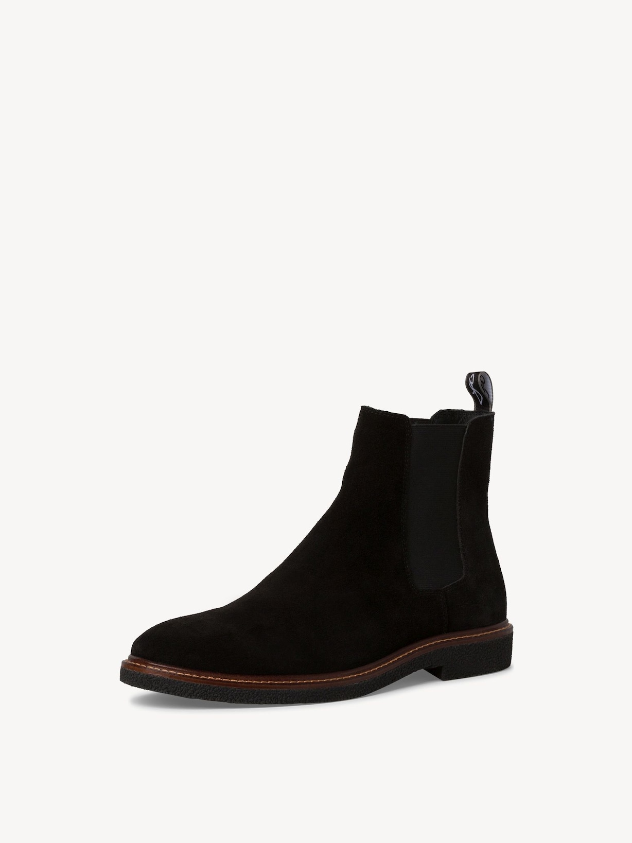Marco Tozzi, Leren Chelseaboot - zwart BLACK, afbeelding 1 van 6