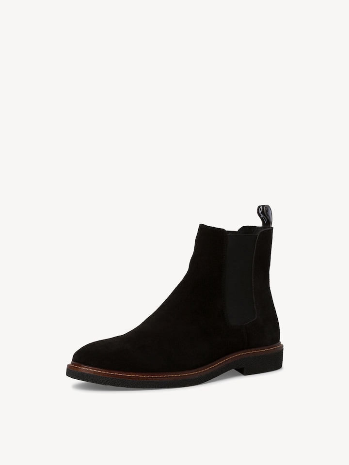 Marco Tozzi, Leren Chelseaboot - zwart BLACK