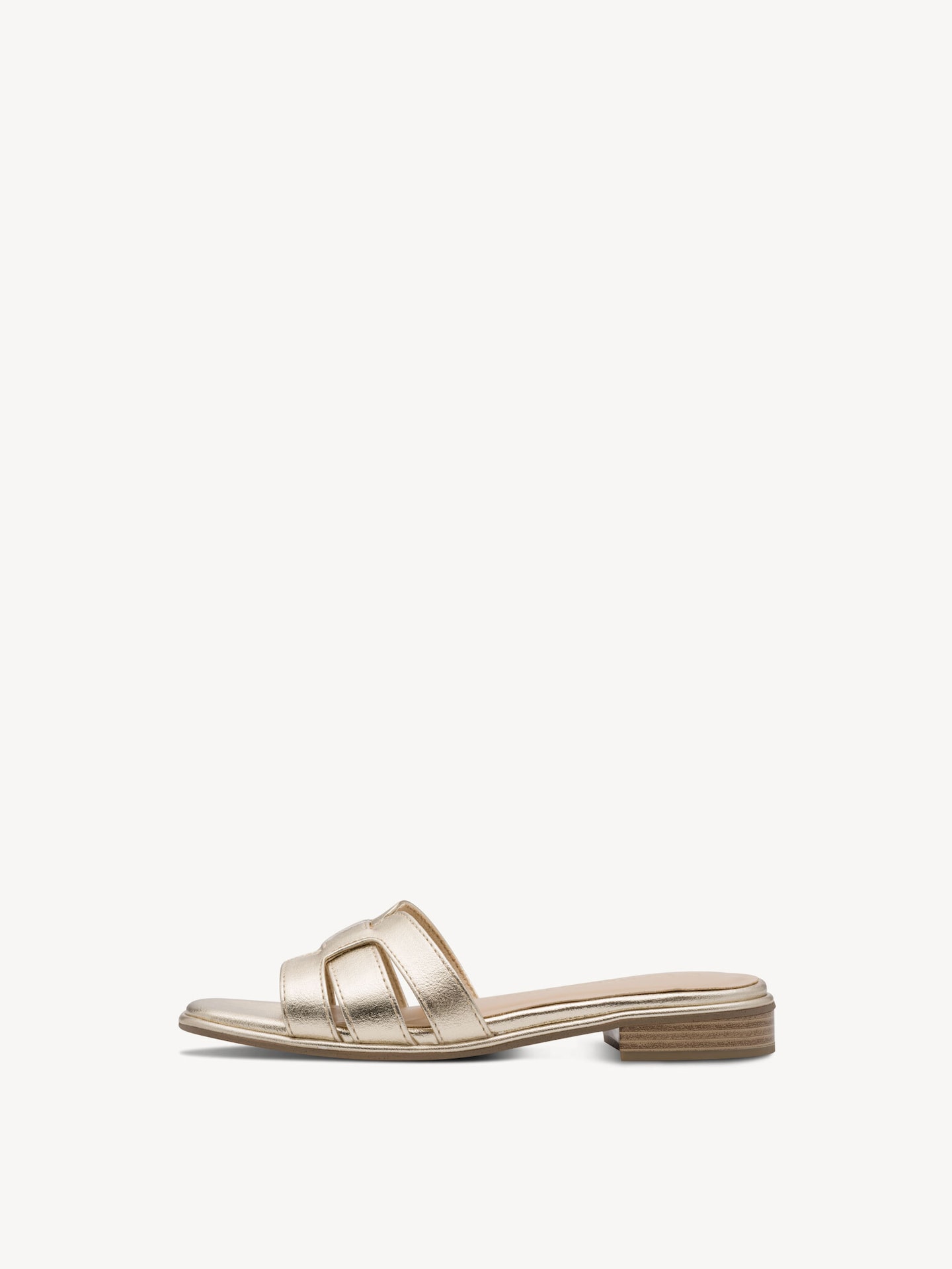 Marco Tozzi, Pantolette - metallic GOLD